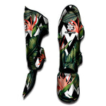 Zig Zag Tropical Pattern Print Muay Thai Shin Guard