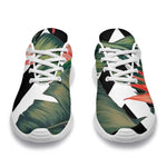 Zig Zag Tropical Pattern Print Sport Shoes GearFrost