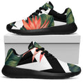 Zig Zag Tropical Pattern Print Walking Shoes