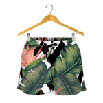 Zig Zag Tropical Pattern Print Women's Shorts