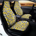 Zigzag Banana Pattern Print Universal Fit Car Seat Covers