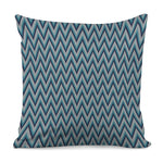 Zigzag Knitted Pattern Print Pillow Cover