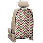 Zigzag Merry Christmas Pattern Print Car Seat Organizers