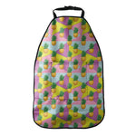 Zigzag Pineapple Pattern Print Car Seat Organizers