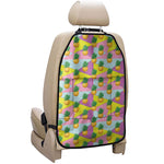 Zigzag Pineapple Pattern Print Car Seat Organizers