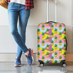 Zigzag Pineapple Pattern Print Luggage Cover