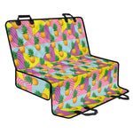 Zigzag Pineapple Pattern Print Pet Car Back Seat Cover