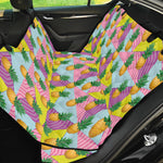 Zigzag Pineapple Pattern Print Pet Car Back Seat Cover