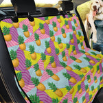 Zigzag Pineapple Pattern Print Pet Car Back Seat Cover