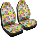 Zigzag Pineapple Pattern Print Universal Fit Car Seat Covers