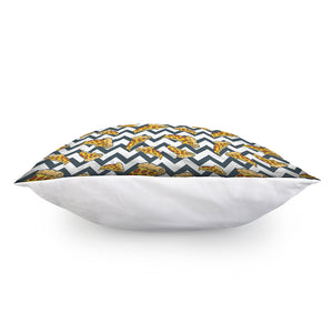 Zigzag Pizza Pattern Print Pillow Cover