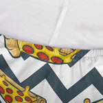 Zigzag Pizza Pattern Print Sofa Cover