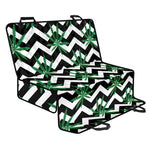 Zigzag Weed Pattern Print Pet Car Back Seat Cover