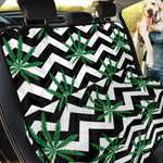 Zigzag Weed Pattern Print Pet Car Back Seat Cover