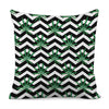 Zigzag Weed Pattern Print Pillow Cover