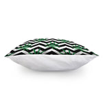 Zigzag Weed Pattern Print Pillow Cover