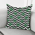 Zigzag Weed Pattern Print Pillow Cover
