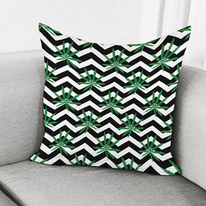 Zigzag Weed Pattern Print Pillow Cover