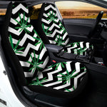 Zigzag Weed Pattern Print Universal Fit Car Seat Covers