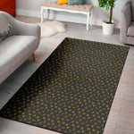 Zodiac Astrological Signs Pattern Print Area Rug