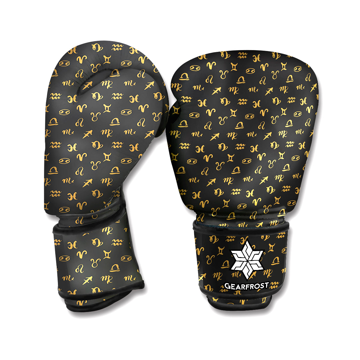 Zodiac Astrological Signs Pattern Print Boxing Gloves