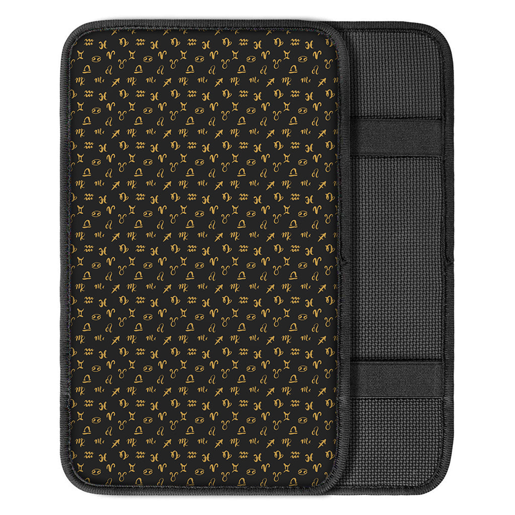 Zodiac Astrological Signs Pattern Print Car Center Console Cover