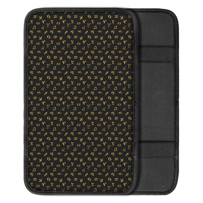 Zodiac Astrological Signs Pattern Print Car Center Console Cover