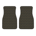 Zodiac Astrological Signs Pattern Print Front Car Floor Mats