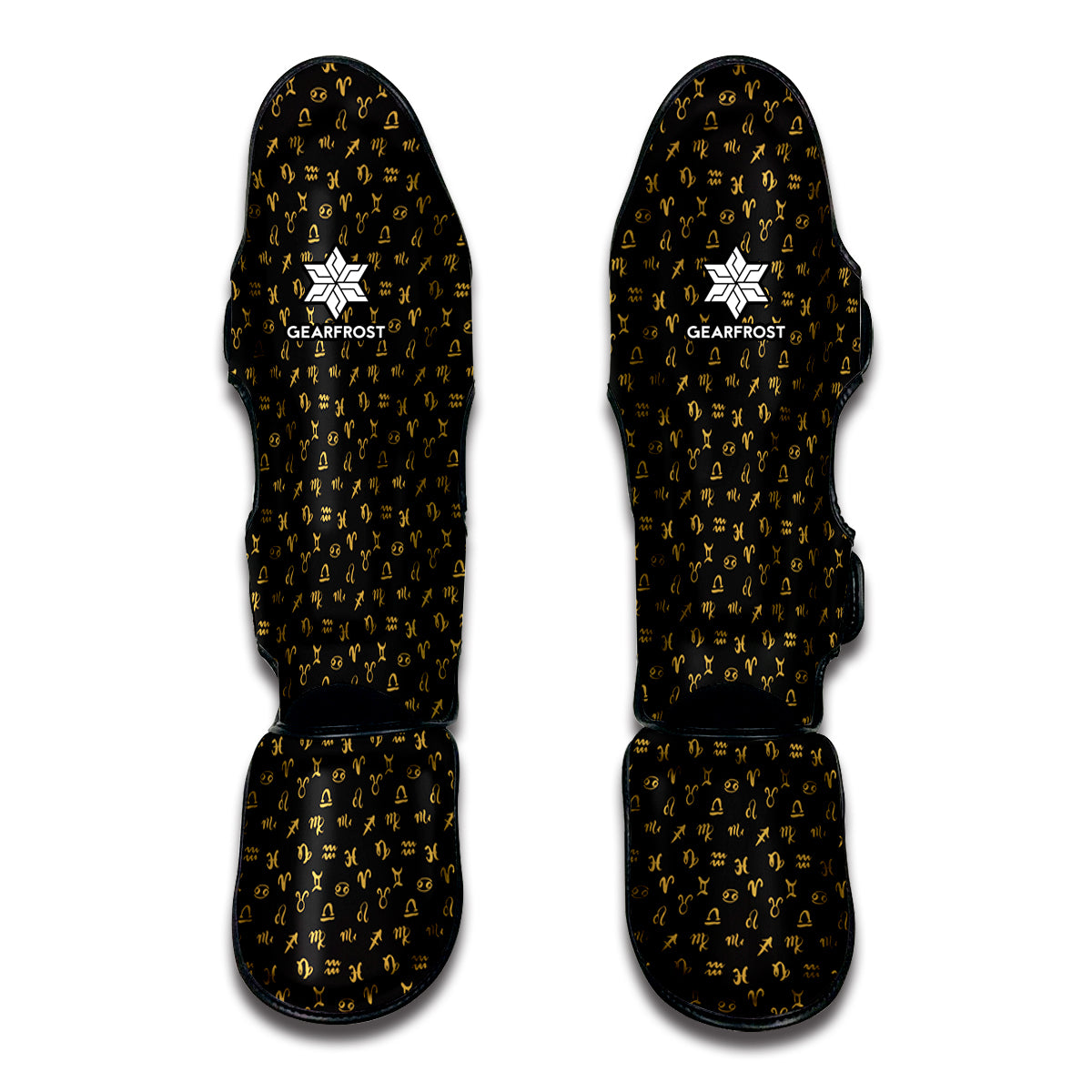 Zodiac Astrological Signs Pattern Print Muay Thai Shin Guard