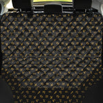 Zodiac Astrological Signs Pattern Print Pet Car Back Seat Cover