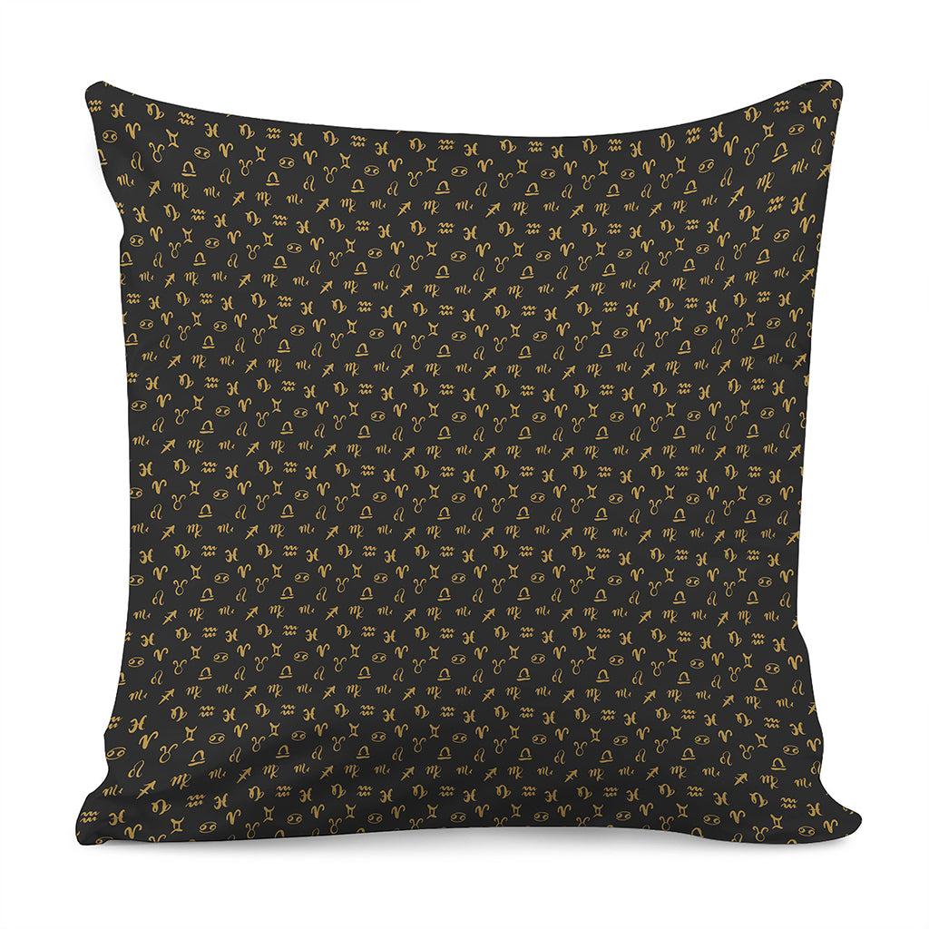 Zodiac Astrological Signs Pattern Print Pillow Cover