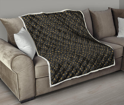 Zodiac Astrological Signs Pattern Print Quilt