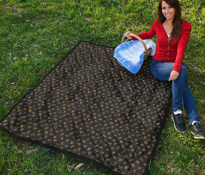 Zodiac Astrological Signs Pattern Print Quilt