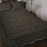 Zodiac Astrological Signs Pattern Print Quilt Bed Set