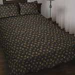 Zodiac Astrological Signs Pattern Print Quilt Bed Set