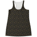 Zodiac Astrological Signs Pattern Print Women's Racerback Tank Top