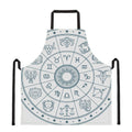 Zodiac Astrology Signs Print Apron