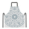 Zodiac Astrology Signs Print Apron