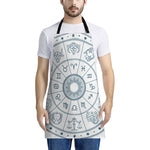 Zodiac Astrology Signs Print Apron