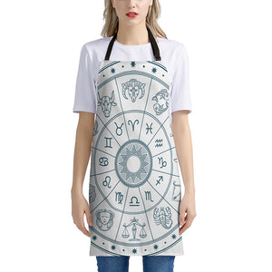 Zodiac Astrology Signs Print Apron