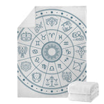 Zodiac Astrology Signs Print Blanket