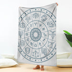 Zodiac Astrology Signs Print Blanket