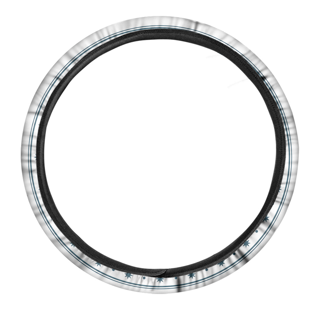 Zodiac Astrology Signs Print Car Steering Wheel Cover