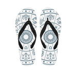 Zodiac Astrology Signs Print Flip Flops