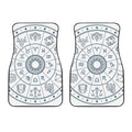 Zodiac Astrology Signs Print Front Car Floor Mats