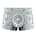 Zodiac Astrology Signs Print Men's Boxer Briefs
