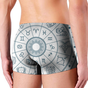 Zodiac Astrology Signs Print Men's Boxer Briefs