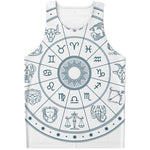 Zodiac Astrology Signs Print Men's Tank Top