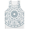 Zodiac Astrology Signs Print Men's Tank Top