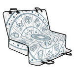 Zodiac Astrology Signs Print Pet Car Back Seat Cover